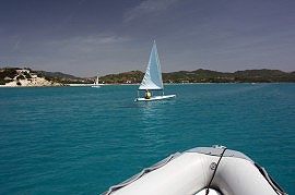 Sardinien am Spiaggia di berchida