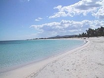 Sardinien am Spiaggia di berchida