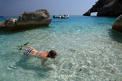 Sardinien, Schnorcheln am Traumstrand Cala Goloritze