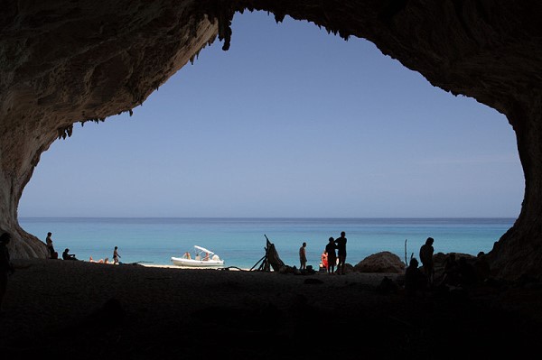 Höhle, Cala Luna, Sardinien