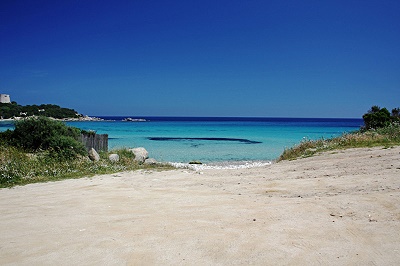 Anfahrt zur Cala Pira,Sardinien