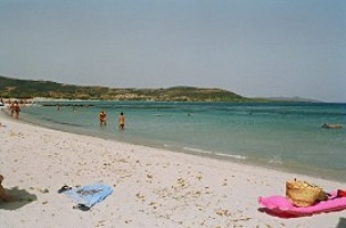 Sardinien am Spiaggia di berchida