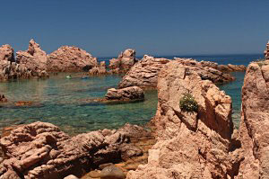 Sardinien: Felsen der Costa Paradiso